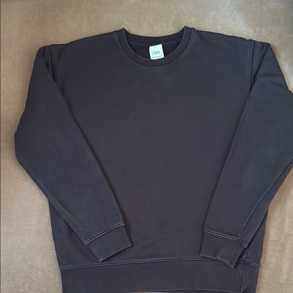 Zara Black Crewneck Sweater